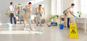 Professional staff doing cleaning services White Rock