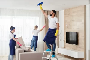 professionals team doing deep cleaning services in Surrey