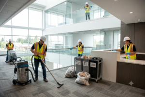 Construction Cleaning Surrey after a commercial renovation