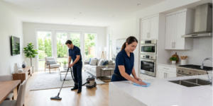 Professional house cleaning Surrey service in a modern home